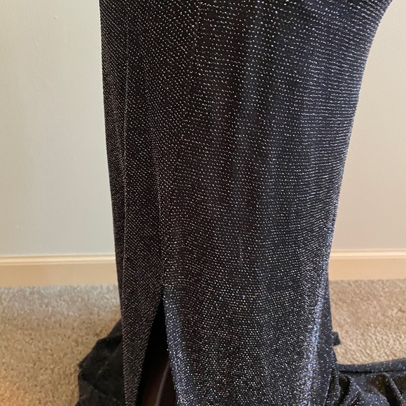 NWT Show Me Your MuMu Shimmery Black Dress - Picture 5 of 14
